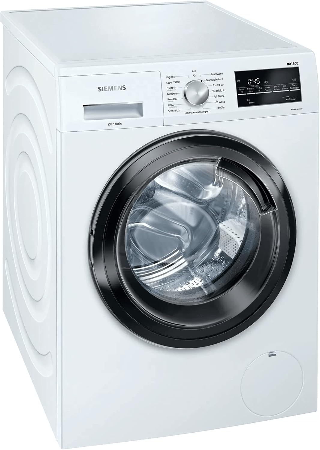 Siemens WM14G400 iQ500 washing machine / 8 kg / C / 1400 rpm / outdoor programme / varioSpeed function / reload function / aquaStop
