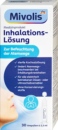 Mivolis Inhalation solution, 30 tablets, 75 ml
