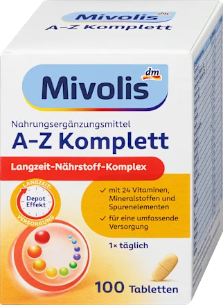Mivolis A-Z Complete Tablets 100 tablets, 144 g