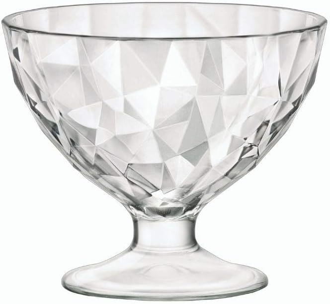 Bormioli Rocco Diamond Ocean Blue Long Drink Glasses 470ml Glass Set of 6 Blue