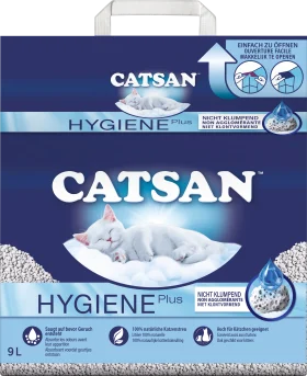 CATSAN Cat litter Hygiene Plus, non-clumping, 9 l
