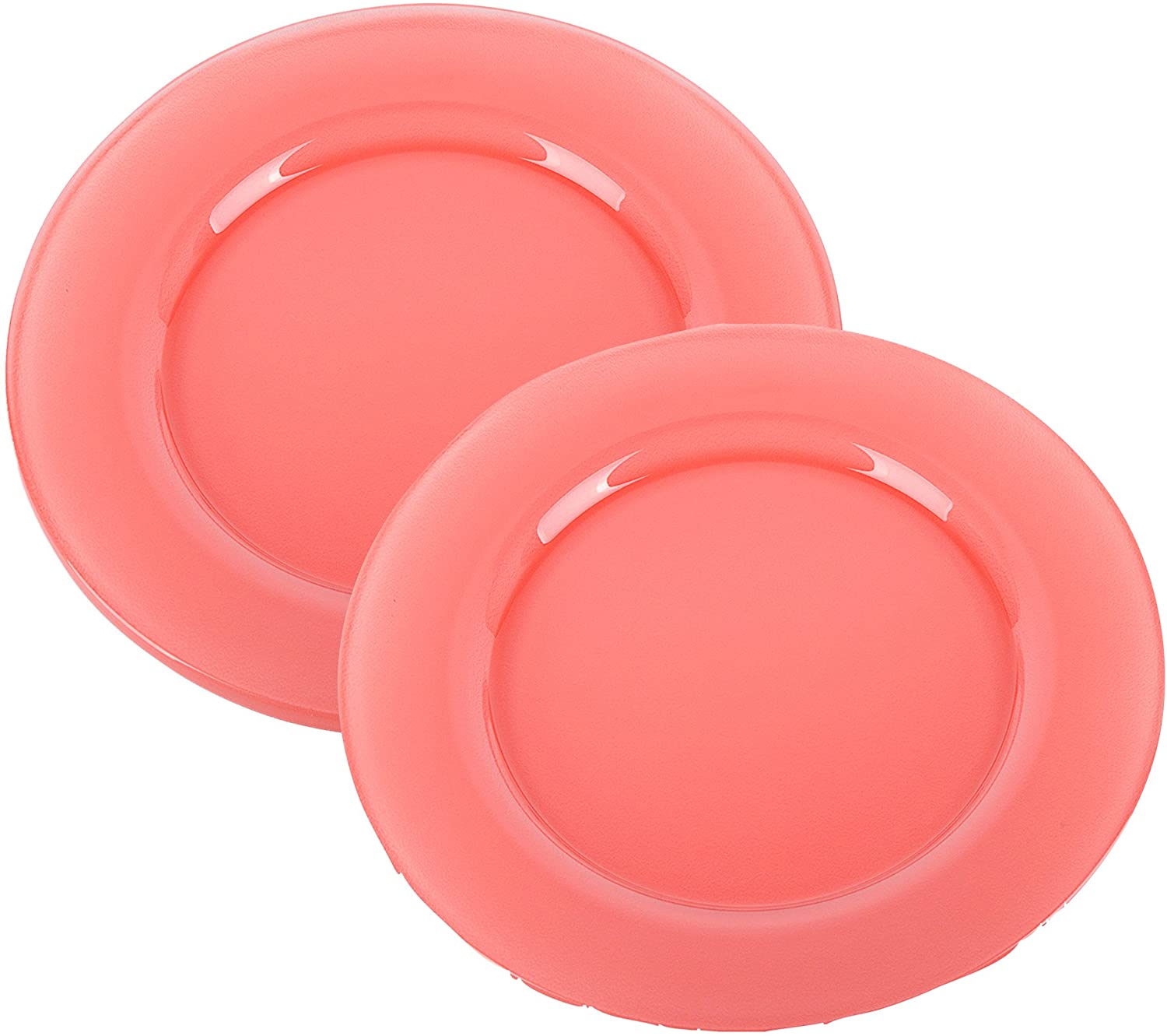 Bohemia Cristal Play of colors Cooking Set of 2 Plates Glass Diameter 320 mm White Made of Borosilicate Glass Plate – 3/4 x 32 x 3/4 \"