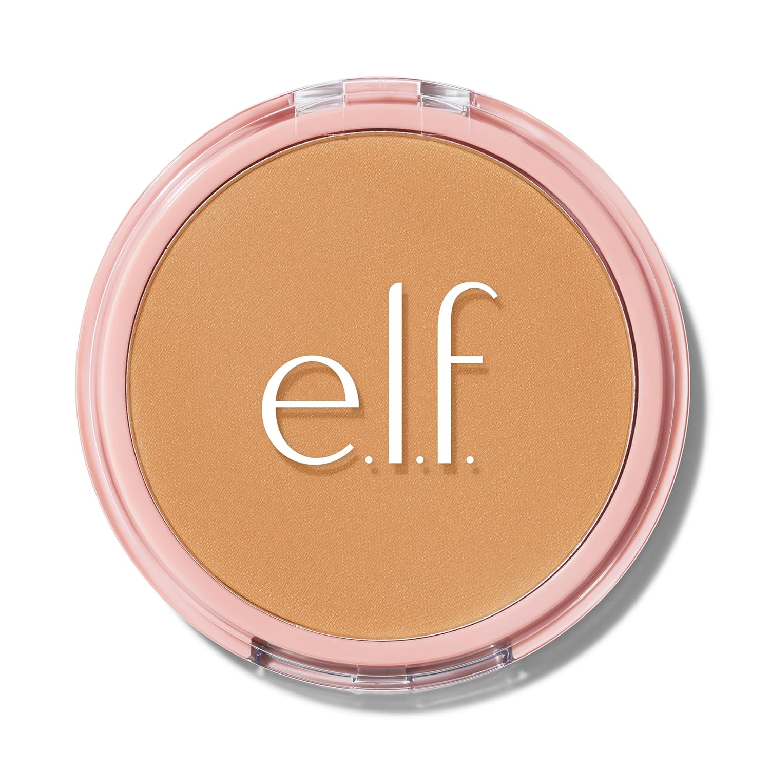 e.l.f. eleven. Halo Glow Powder Filter, Pressed Finishing Powder, Buildable Coverage, Refines Pore Image, With Velor Powder Puff and Mirror, Vegan & Cruelty Free, Tan Warm