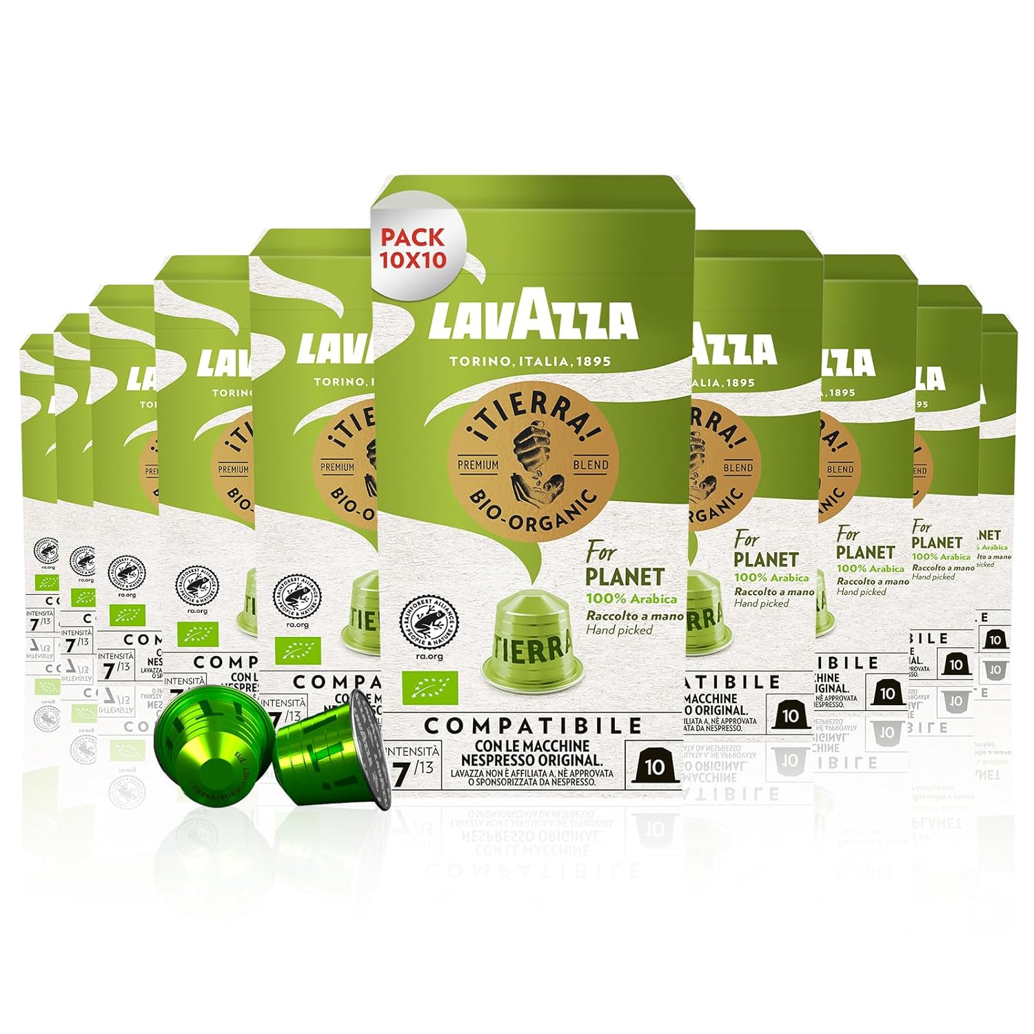 Lavazza Espresso Tierra For Planet Organic 10 x 10 Capsules