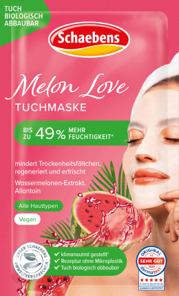 Schaebens Cloth mask Melon Love, 1 pc
