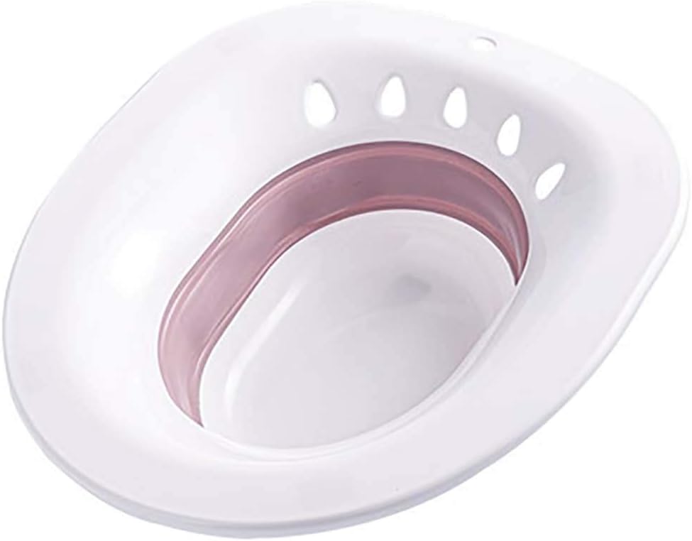 MissZM Store Sitz Baths Bathtub Basin Pregnant Women Postpartum Hemorrhoids - MissZM, Foldable, Hanging Storage, Large Capacity, Private Care Washing, Anti-Overflow Toilet Seat