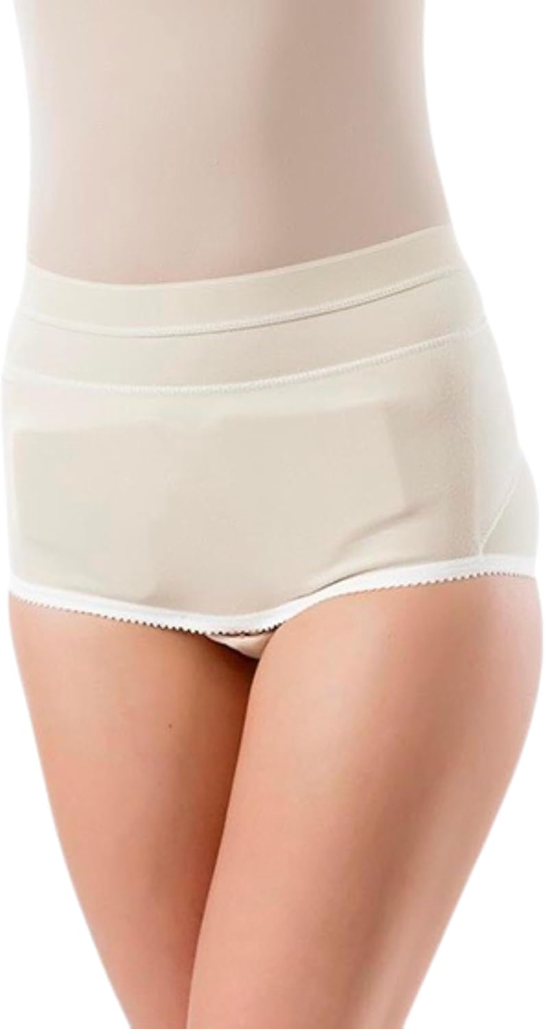 Pani TERESA MEDICA Store Hernia Briefs Women\'s Hernia Underwear Women Hernia Briefs Support Belt Hernia Belt Fracture Band Beige
