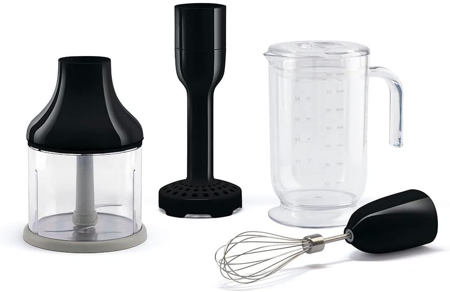 SMEG HBAC11BL Hand Blender Set of 4 Black