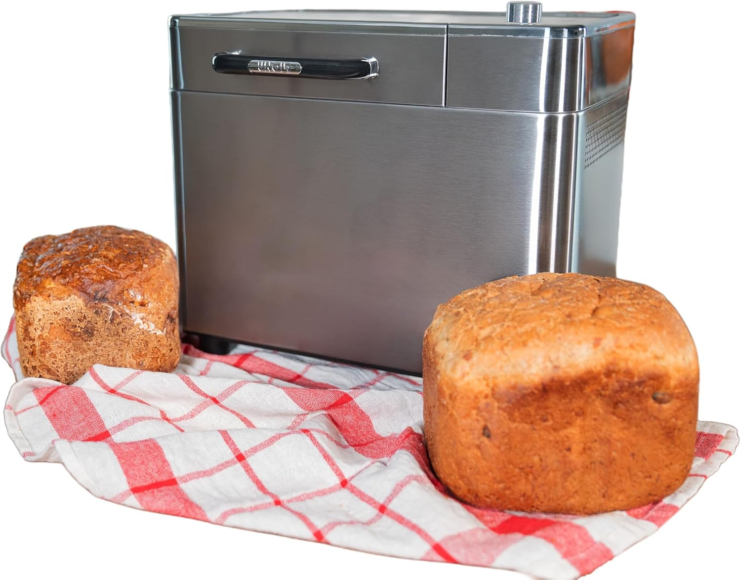 UNOLD Bread Maker BackProfi 68476 - Bread Maker with Nut Dispenser, 18 Programmes, Touch Screen, Timer up to 15 Hours, Keep Warm Function, up to 1000 g Bread