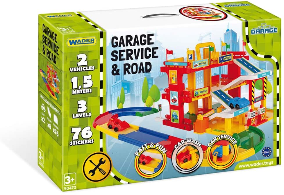 Wader 50470 Service Garage On Three Levels With Lift, Service Area, Two Veh