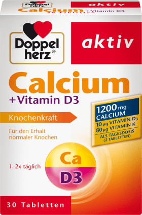 Doppelherz Calcium + Vitamin D3 tablets 30 pcs., 59.8 g