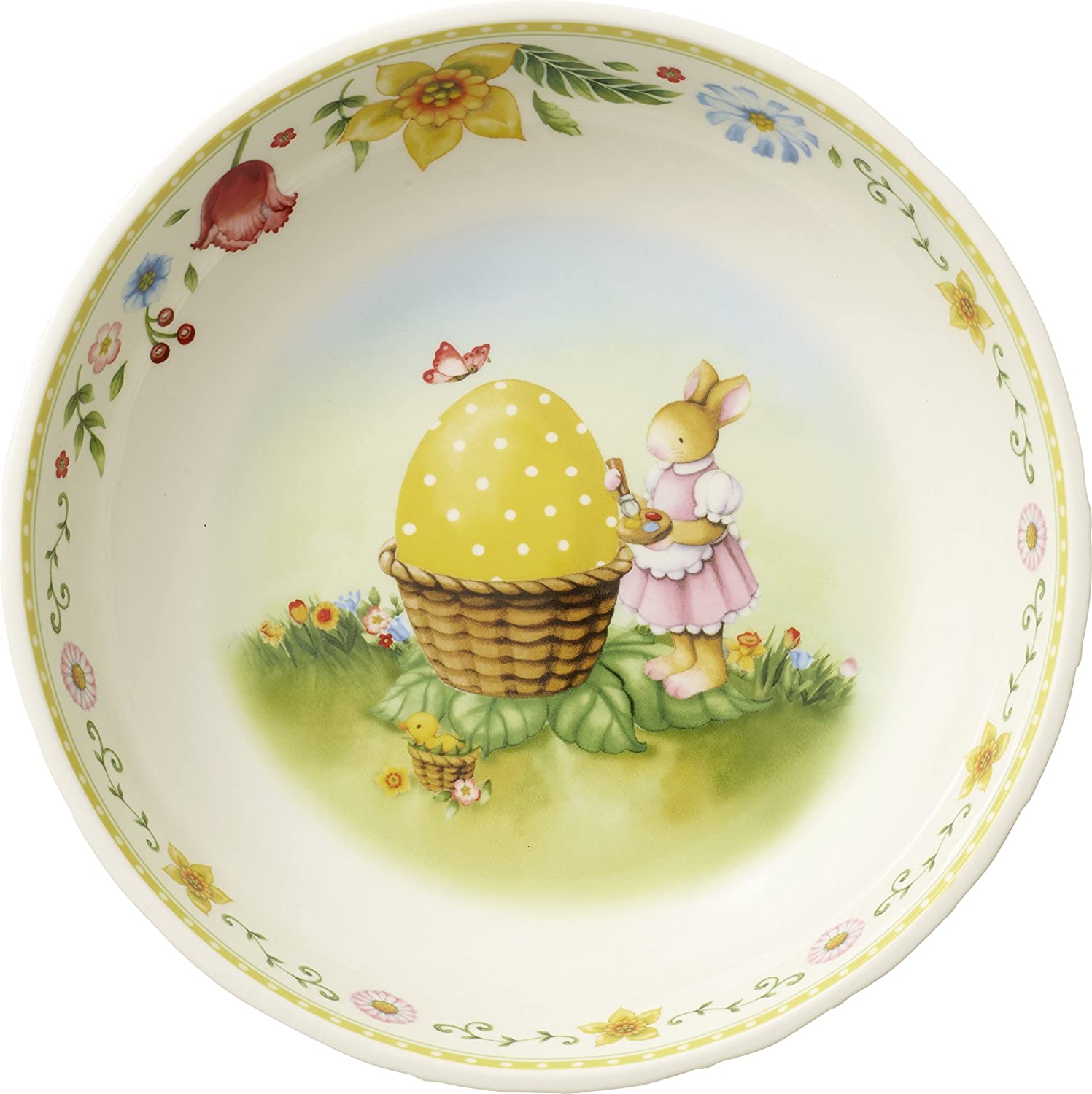 Villeroy & Boch Spring Fantasy Easter Basket Bunny Family 1486443785