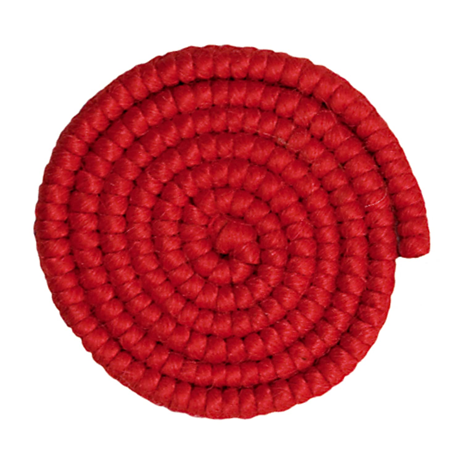 Grimas Wool Crepe 1 m Red 17 Braided Dyed Sheep\'s Wool for Creating Beards, Sideburns, Eyebrows, Body Hair and More