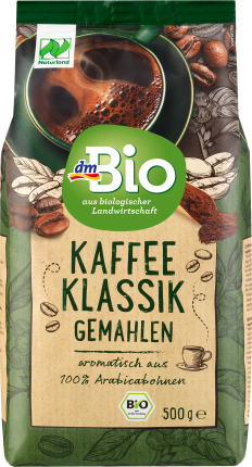 dmBio Coffee classical, ground, natural country, 500 g