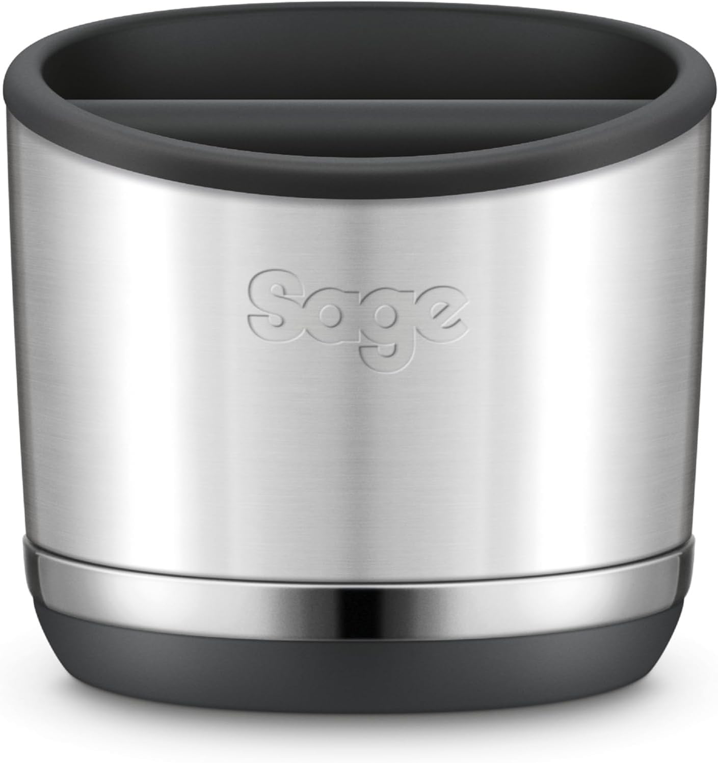 Sage - The Knock Box 10 - Knock container - For easy and clean disposal of coffee capsules - Stores up to 10 espresso pods - Brushed stainless steel