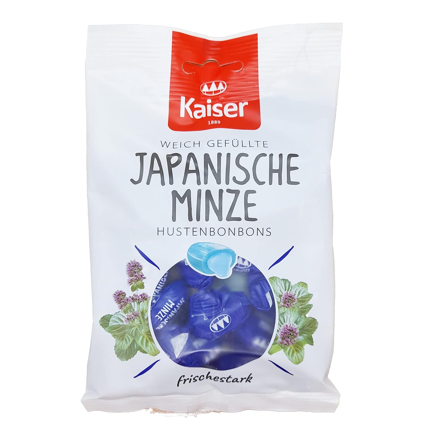 8 Bags Kaiser Japanese Mint 90g Sweets Extra Strong Cough Drops Individually Wrapped