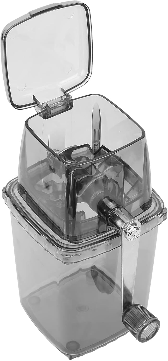 Alomejor Hand Crank Manual Boilie Ice Crusher, Kitchen Bar Ice Mixer Fishing Lure Bait Crusher