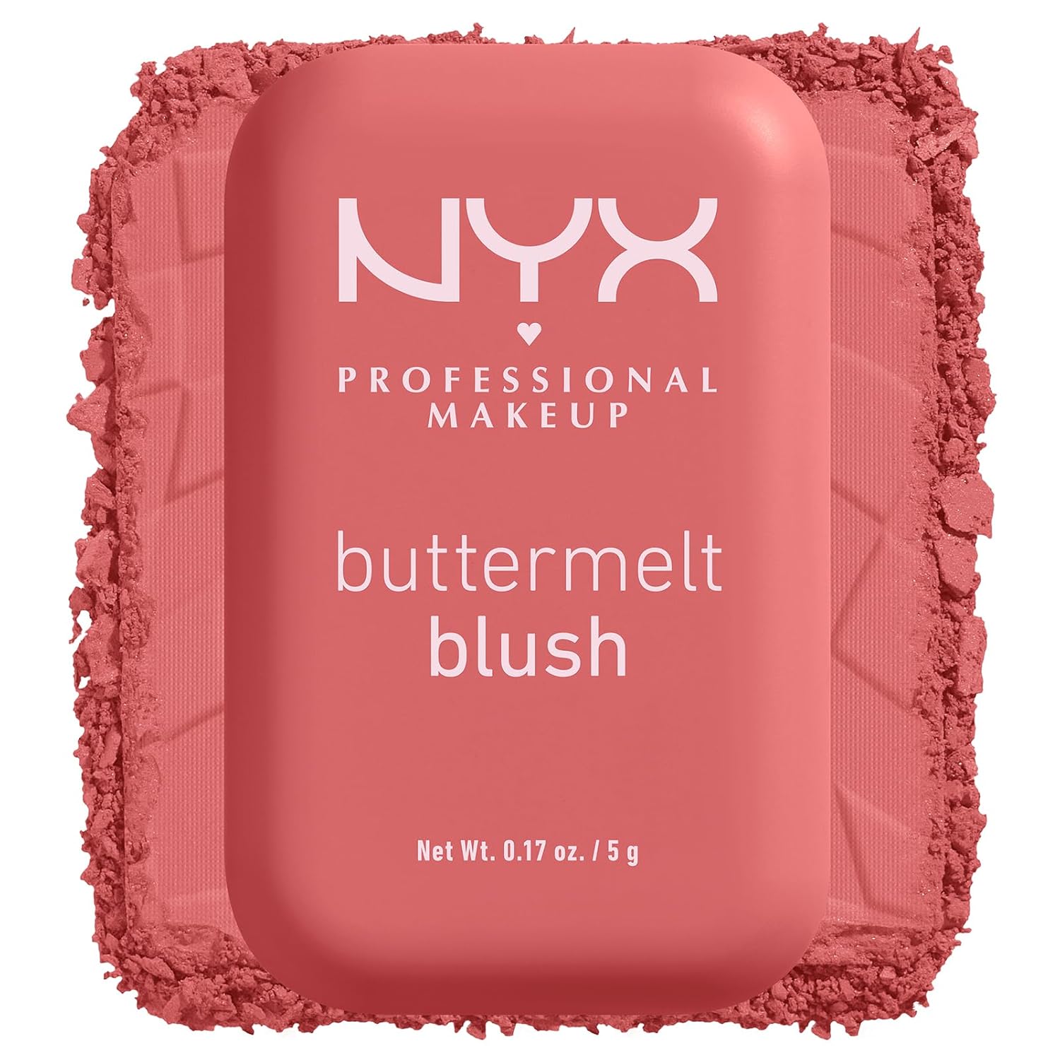NYX Professional Makeup Buttermelt Blush, Creamy Texture with Shea Butter, Almond Butter & Mango Butter, Easy to Blend for a Fresh Look, U Know Butta