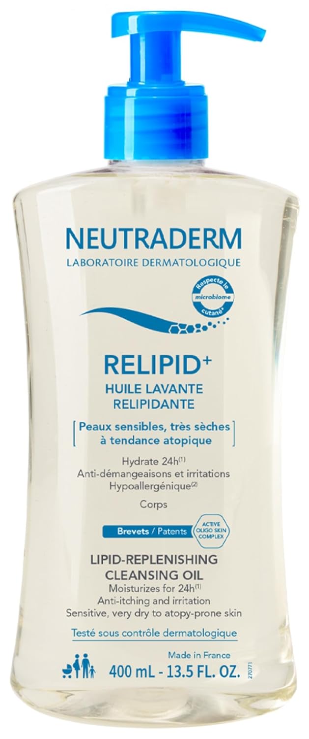 Neutraderm Relipid+ Replenishing Washing Oil 400ml