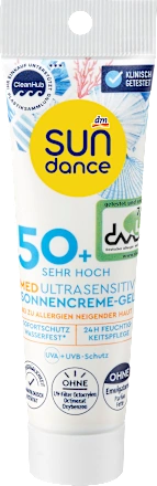 SUNDANCE Sunscreen Gel MED ultra sensitive SPF 50+, travel size, 30 ml