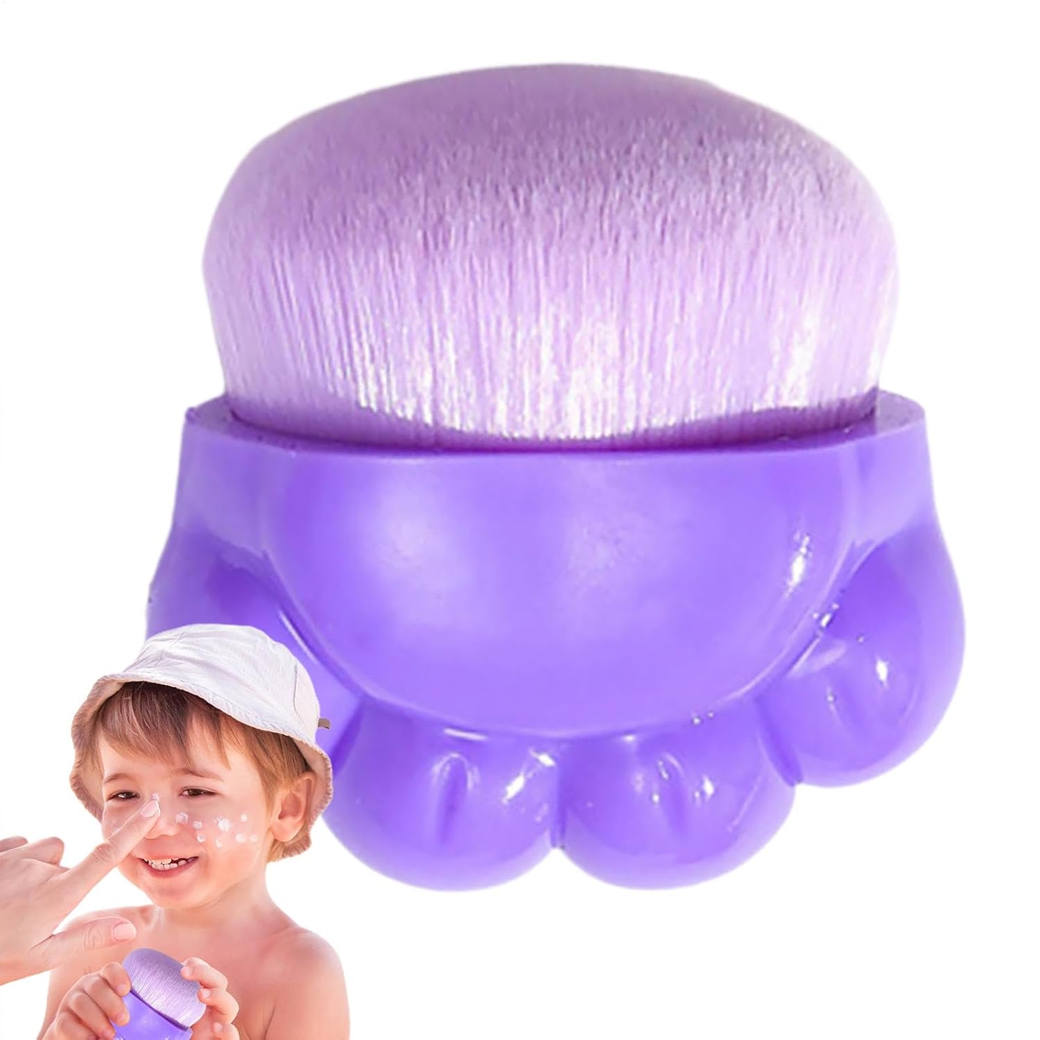 Sun Protection Applicator for Kids, Sun Protection Brush for Kids, Compact Portable Tanning Lotion Applicator, Portable Tanning Lotion Applicator, Ergonomic Applicator