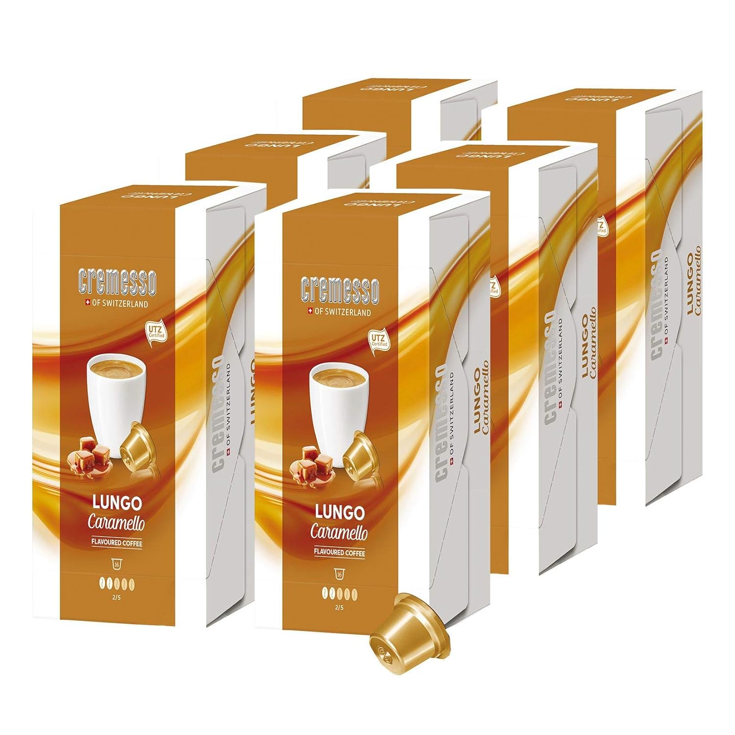 Cremesso Lungo Caramello 96 Capsules