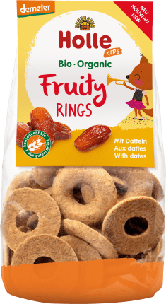 Holle baby food Children's snack Fruity around with dates from 3 years, Demeter, 125 g