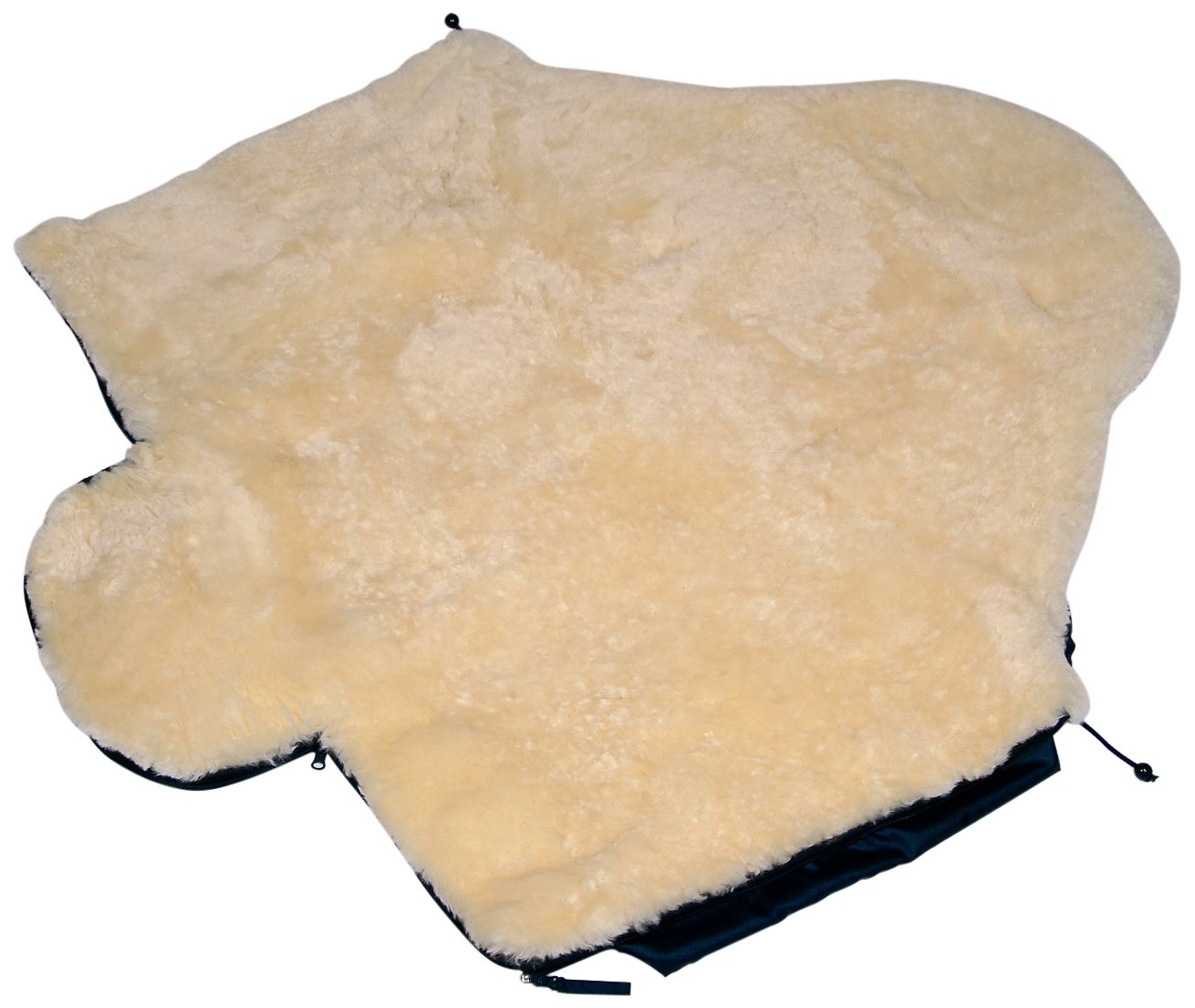 Kinderwagen-Fußsack aus Lammfell RÖKÜ/Otto 20541 Footmuff Sheepskin Fits All Pram with Belt Slots and Full Length Zip
