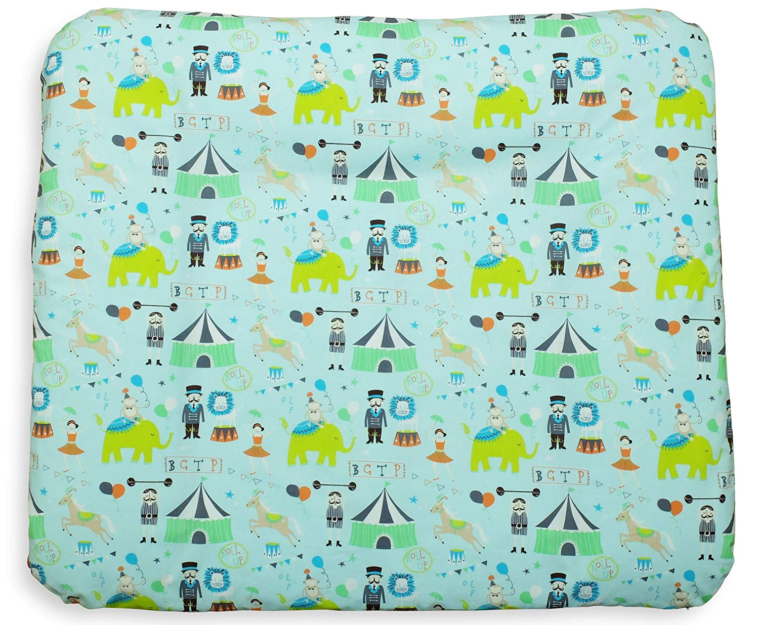 Ideenreich 2249 Changing Mat Squirrel Green with Removable Cover