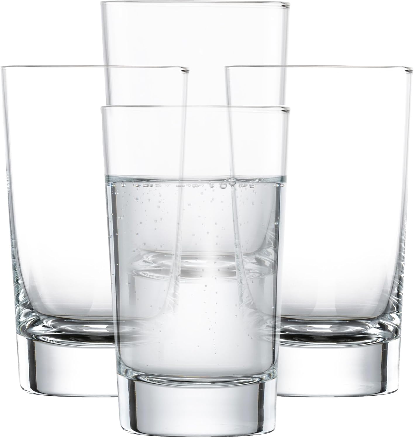 SCHOTT ZWIESEL Allround Bar Special Cups (Set of 4), Straightforward Long Drink Glasses, Dishwasher Safe Tritan Crystal Glasses, Made in Germany (Item No. 123636)