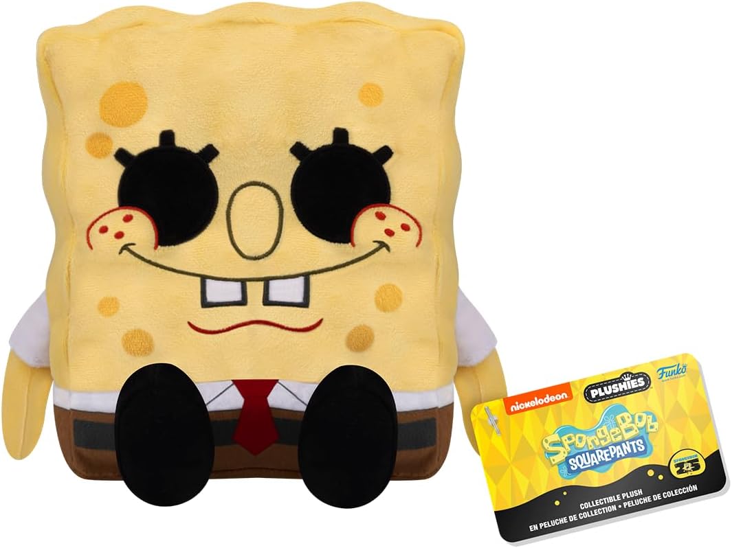 Funko Pop! Plush: Spongebob Squarepants 25th - Spongebob Squarepants - Plush Toy - Birthday Gift Idea - Official Merchandise - Stuffed Plush Toys For Children and Adults