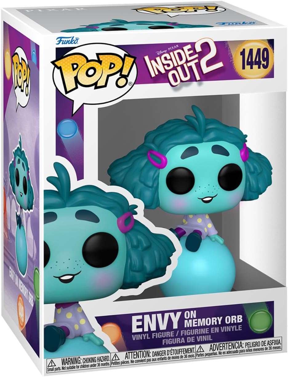 Funko POP! Disney: Inside Out 2 - Envy 2 - Vinyl Collectible Figure - Gift Idea - Official Merchandise - Toys For Children and Adults - Movies Fans - Model Figure For Collectors and Display