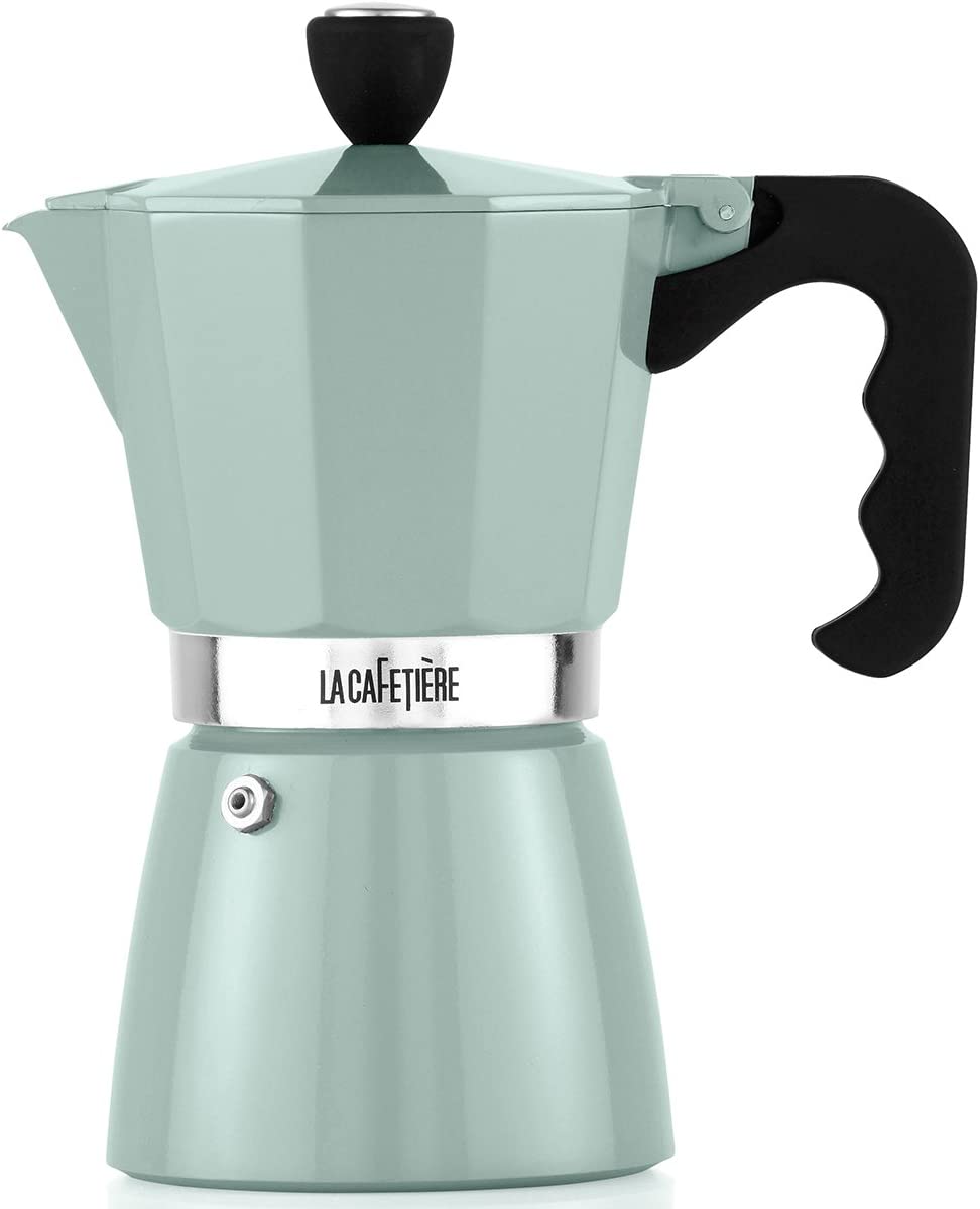 La Cafetiere Pistachio 3 Cup Classic Espresso Coffee Maker Percolator