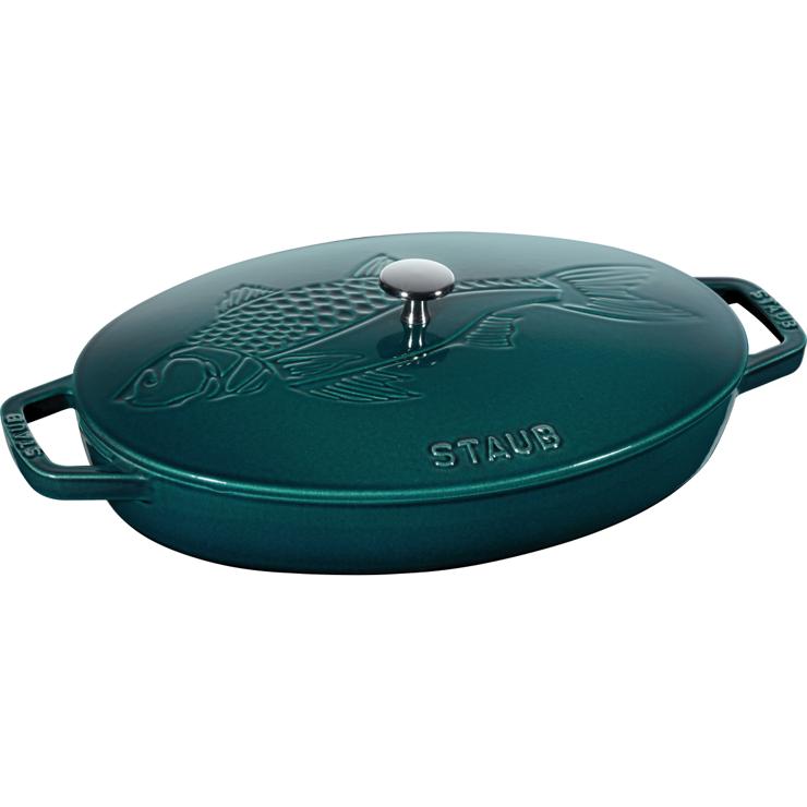 STAUB La Mer Oval Pot, Three Layers Of Enamel