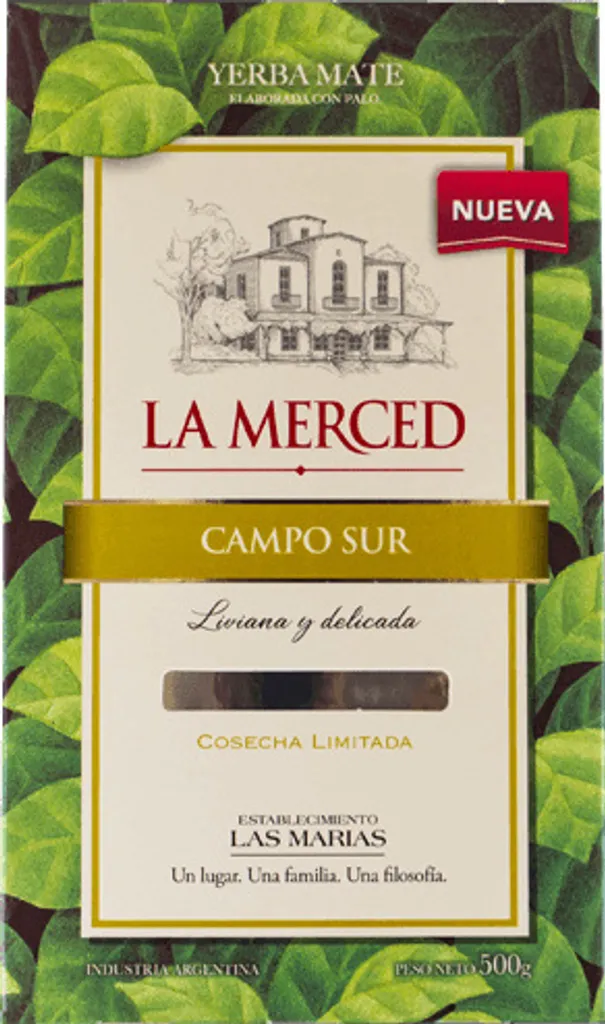 La Merced Campo Sur 500g Yerba Mate Tea Premium 500g