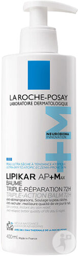 La Roche-Posay Lipikar AP+Max Triple Repair Balm 72H Pump Bottle 400ml