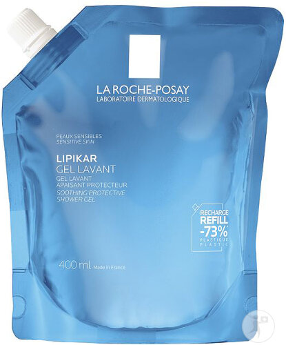La Roche-Posay Lipikar Cleansing Gel for Sensitive Skin Refill Pack 400ml