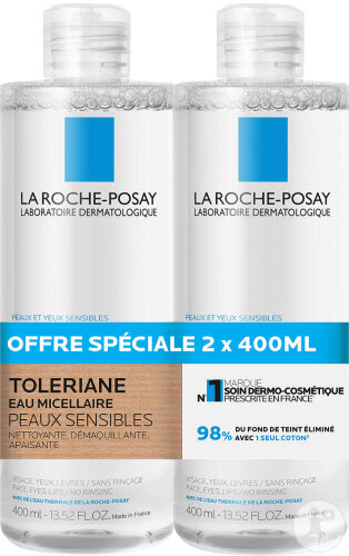 La Roche Posay La Roche-Posay Toleriane Eau Micellaire Sensitive Skin 2x400ml