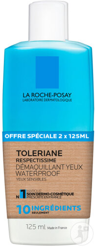 La Roche Posay La Roche-Posay Toleriane Respectissime Waterproof Eye Make-Up Remover 2x125ml