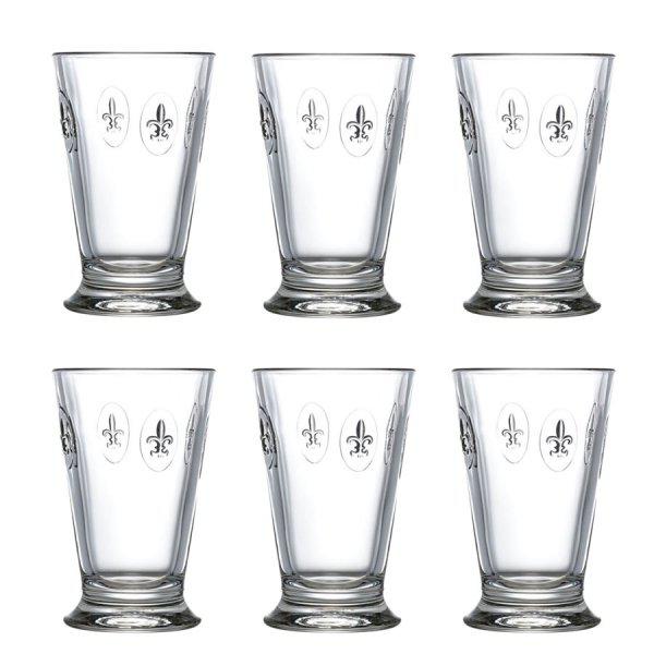 la-rochere La Rochère long drink glass Fleur de Lys Lily 300 ml (set of 6)