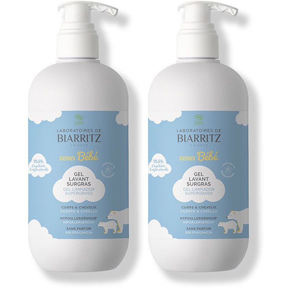 Laboratoires de Biarritz® Gel Lavant Surgras Sans Parfum 1000 ml