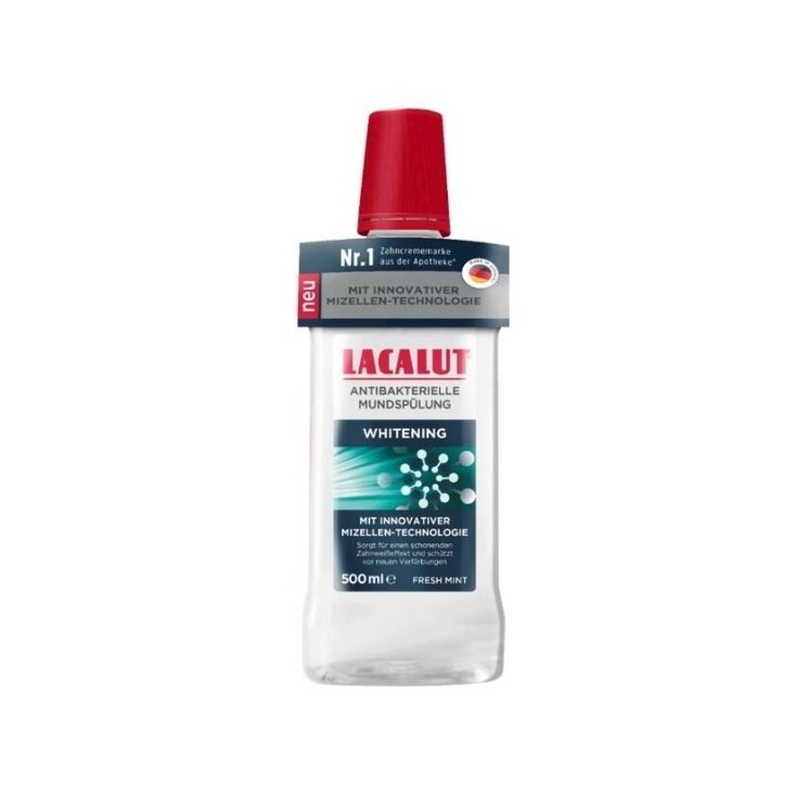 Lacalut Perfect Whitening Antibacterial Mouthwash 500 ml