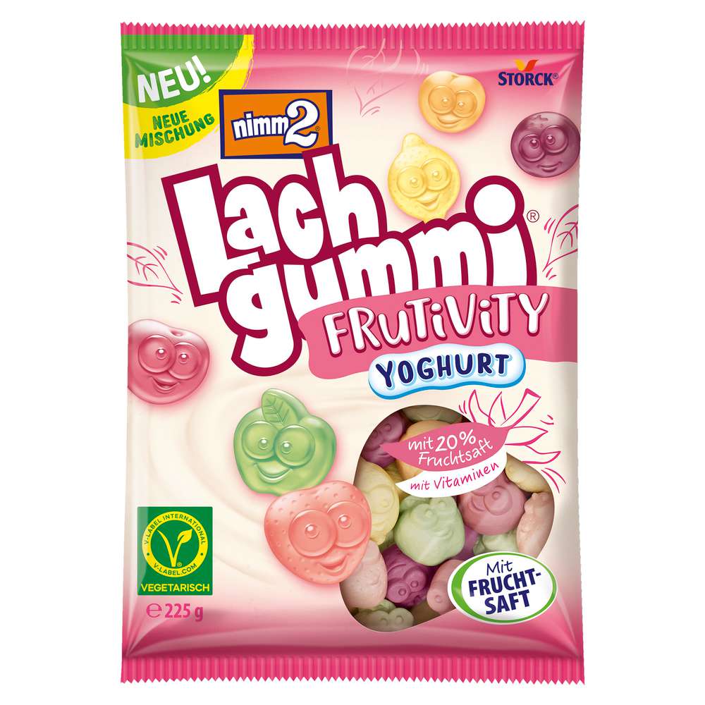Lachgummi Frutivity Yogurt