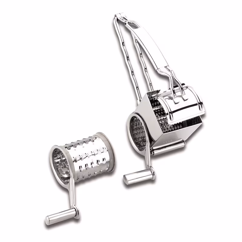 Lacor - 60335 - Cheese grater, 2 blades, stainless steel