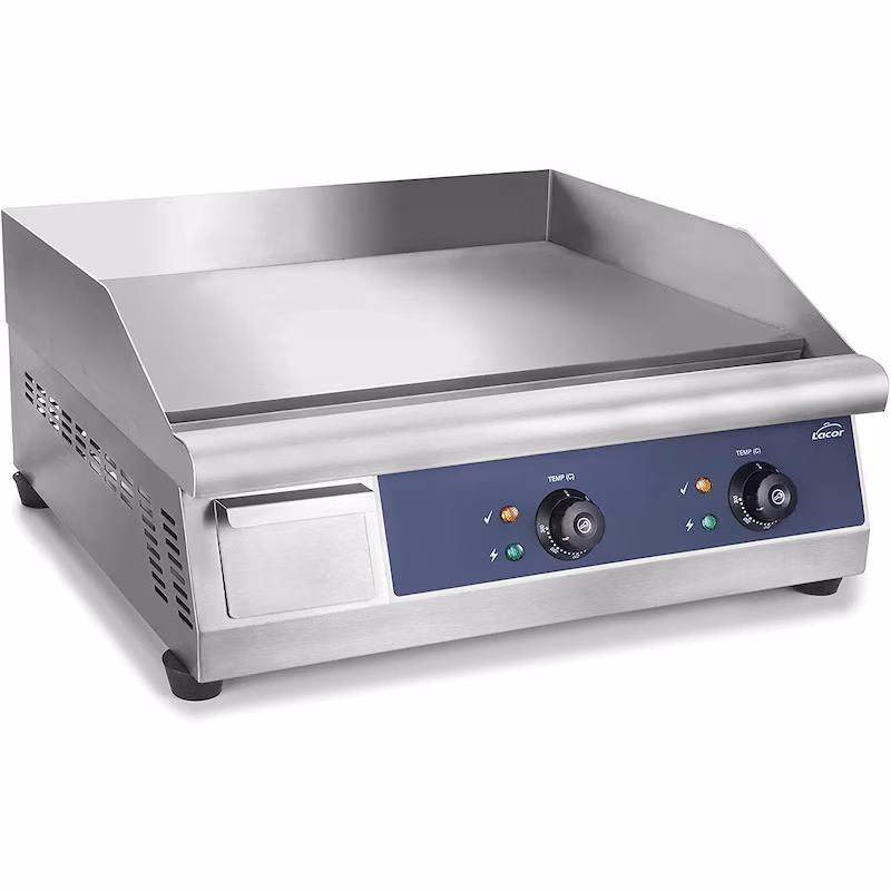 Lacor 69179 - Professional griddle, 6 kW, 61 x 40 cm, stainless steel