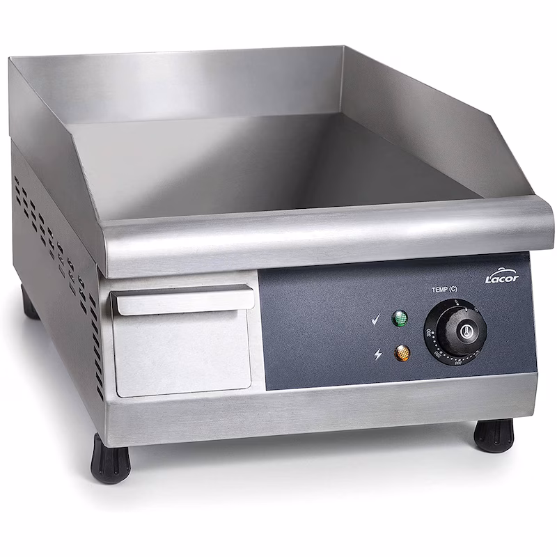 Lacor 69379 Professional Grill Plate 3000 W, Stainless Steel, 40x40 cm