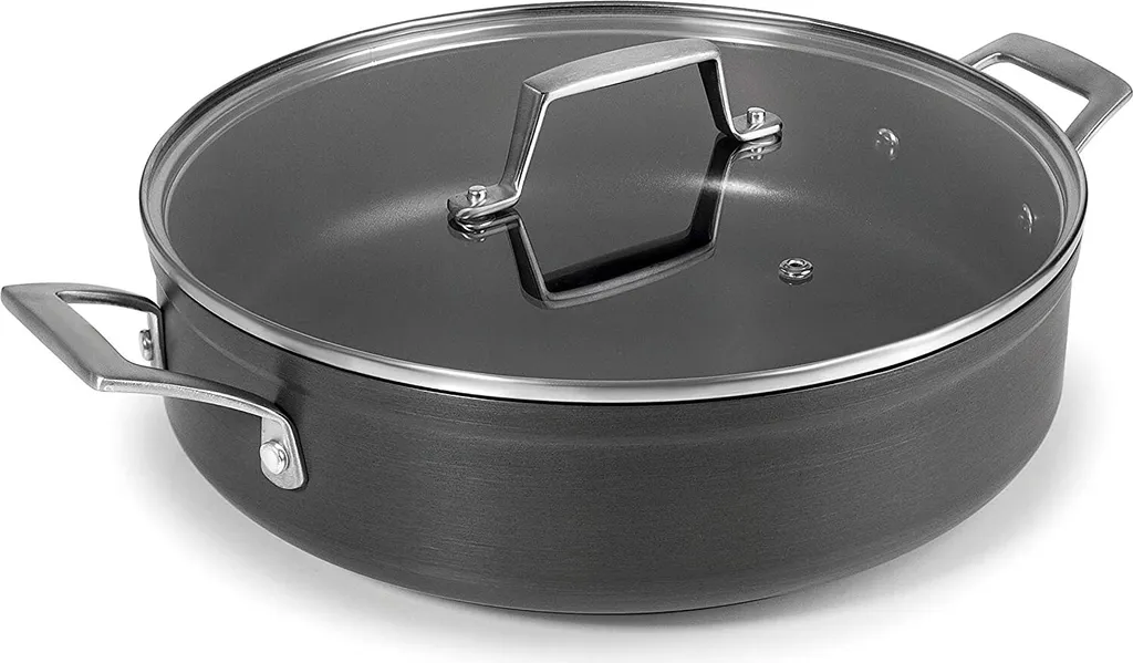 Lacor Anodized Lunch Box with Lid, Anodized Aluminum, 24 cm