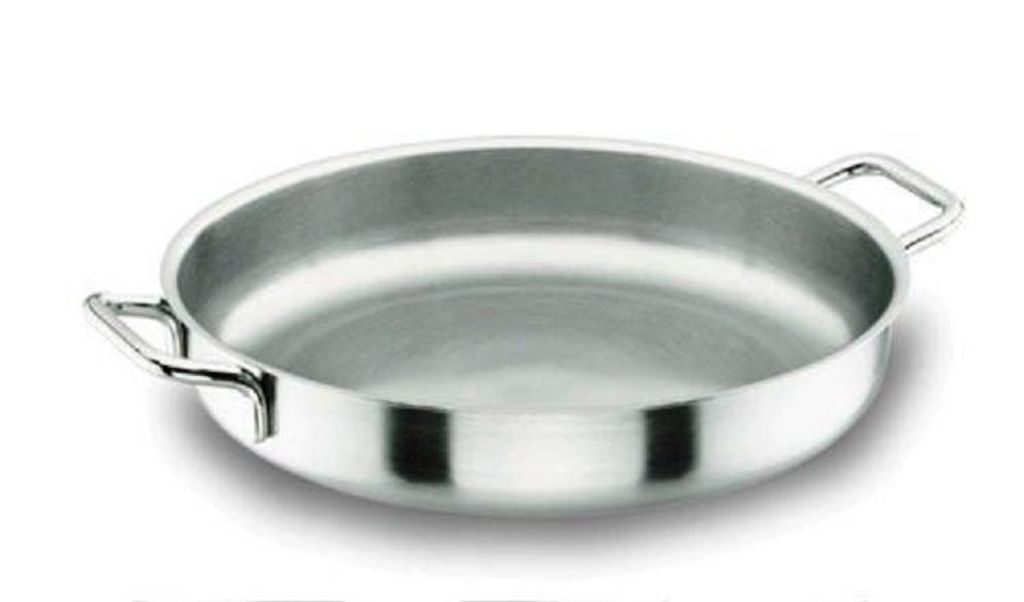 Lacor Profil 2000 Paellapan 50660W Frying Pan, 60 cm max. diameter, stainless steel