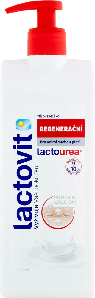 Lactovit LactoUrea regenerating body lotion with pump