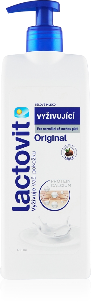 Lactovit Original nourishing body lotion with pump